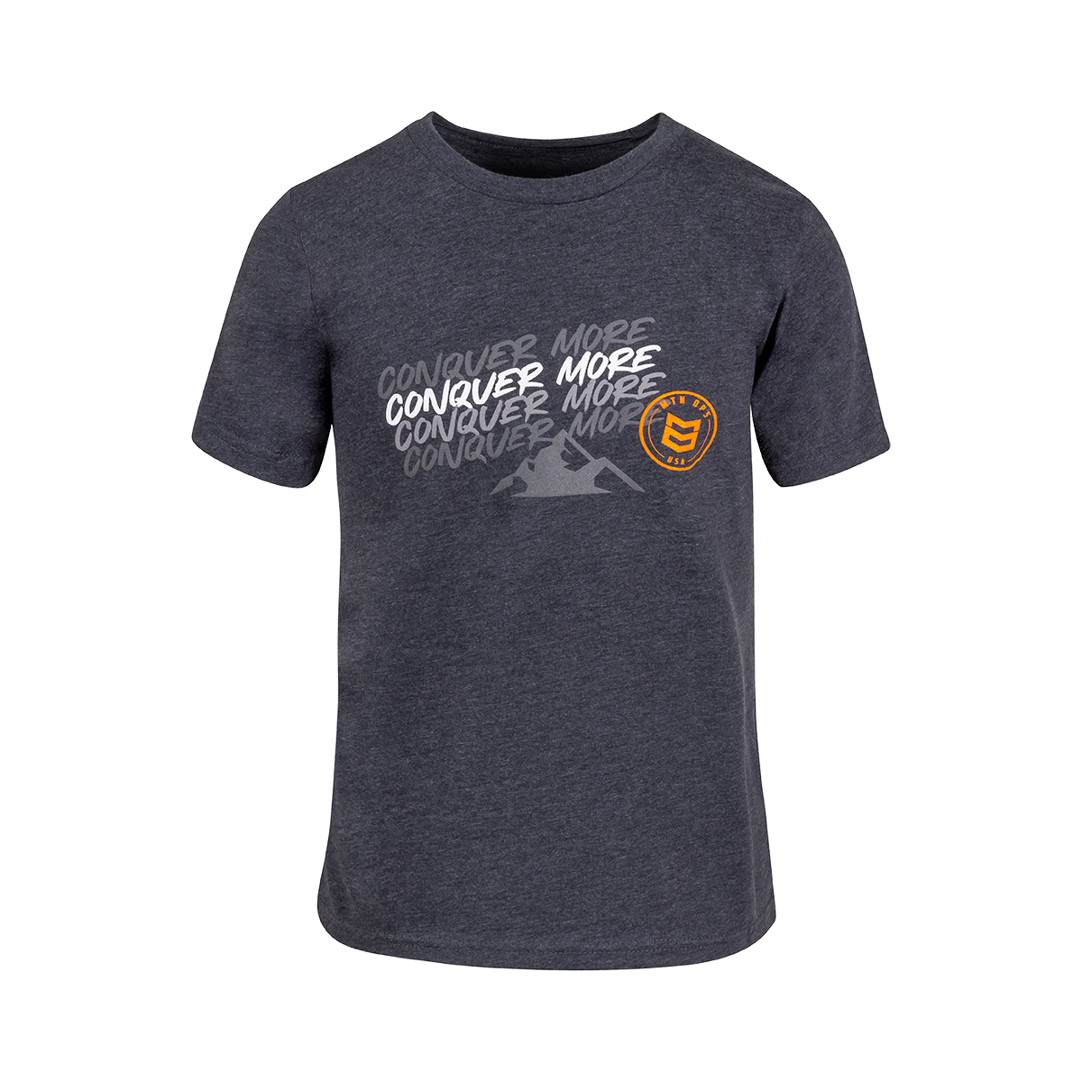 Youth-Conquer-More-Tee_Charcoal-Front_Photo_Studio.png
